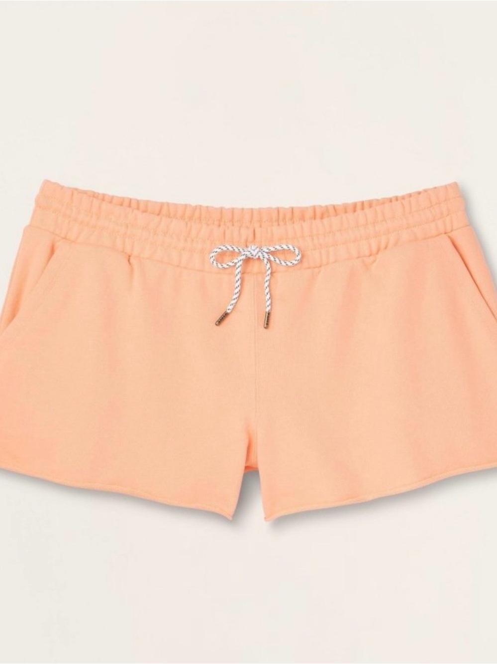 Women's Mid-Rise Pull-On Swearshorts     -Parke x Target Peach Orange Size M